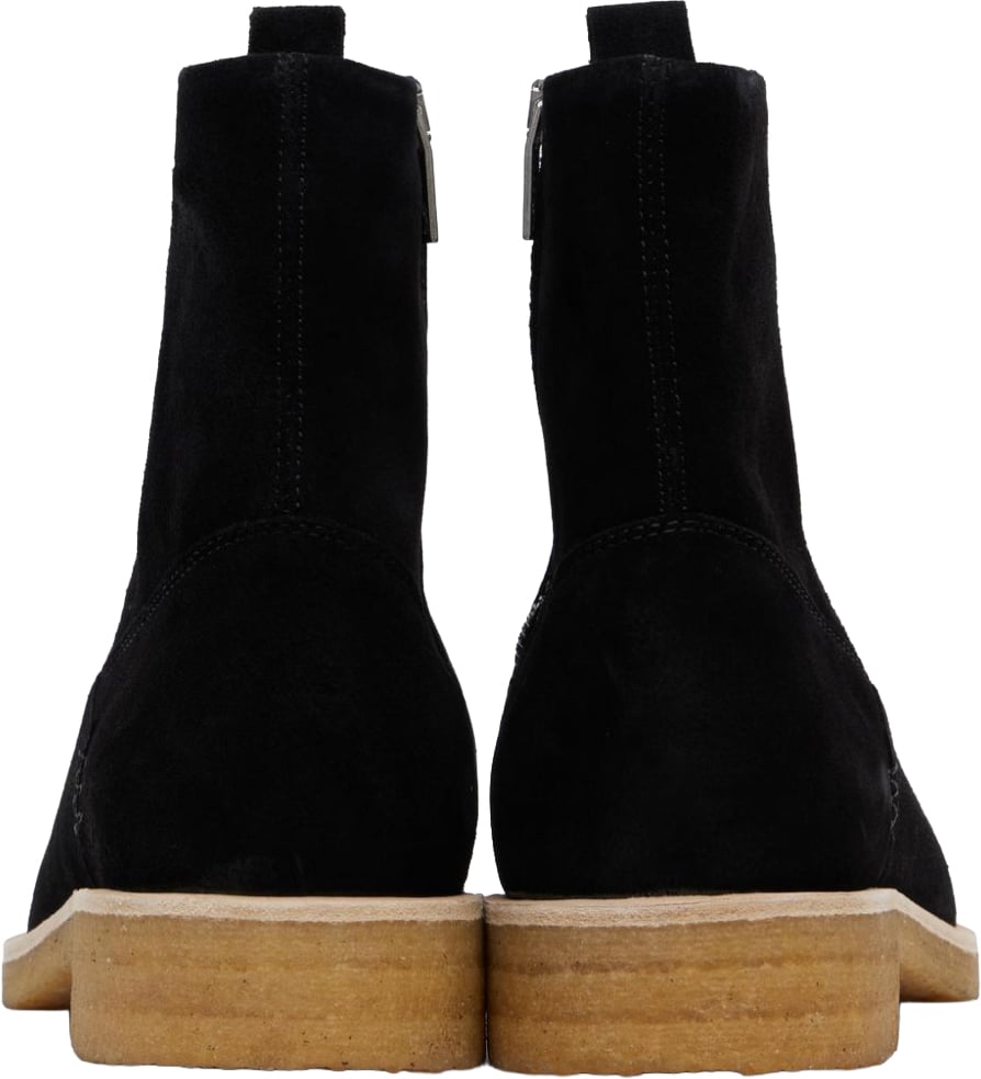 Represent Crepe Suede Chelsea Boots Zwart