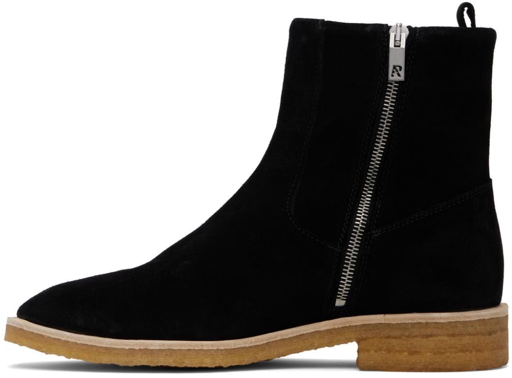 Represent Crepe Suede Chelsea Boots Zwart