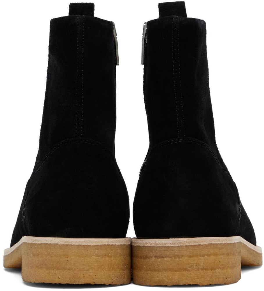 Represent Crepe Suede Chelsea Boots Zwart