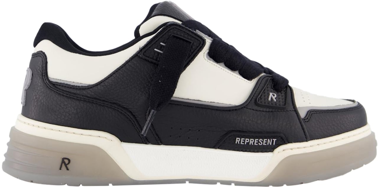 Represent Heren Studio Sneaker Zwart/Wit Zwart