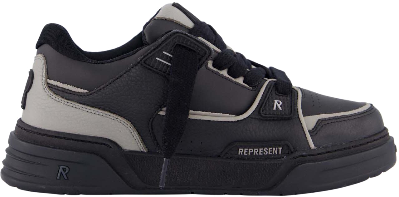 Represent Heren Studio Sneaker Zwart Zwart