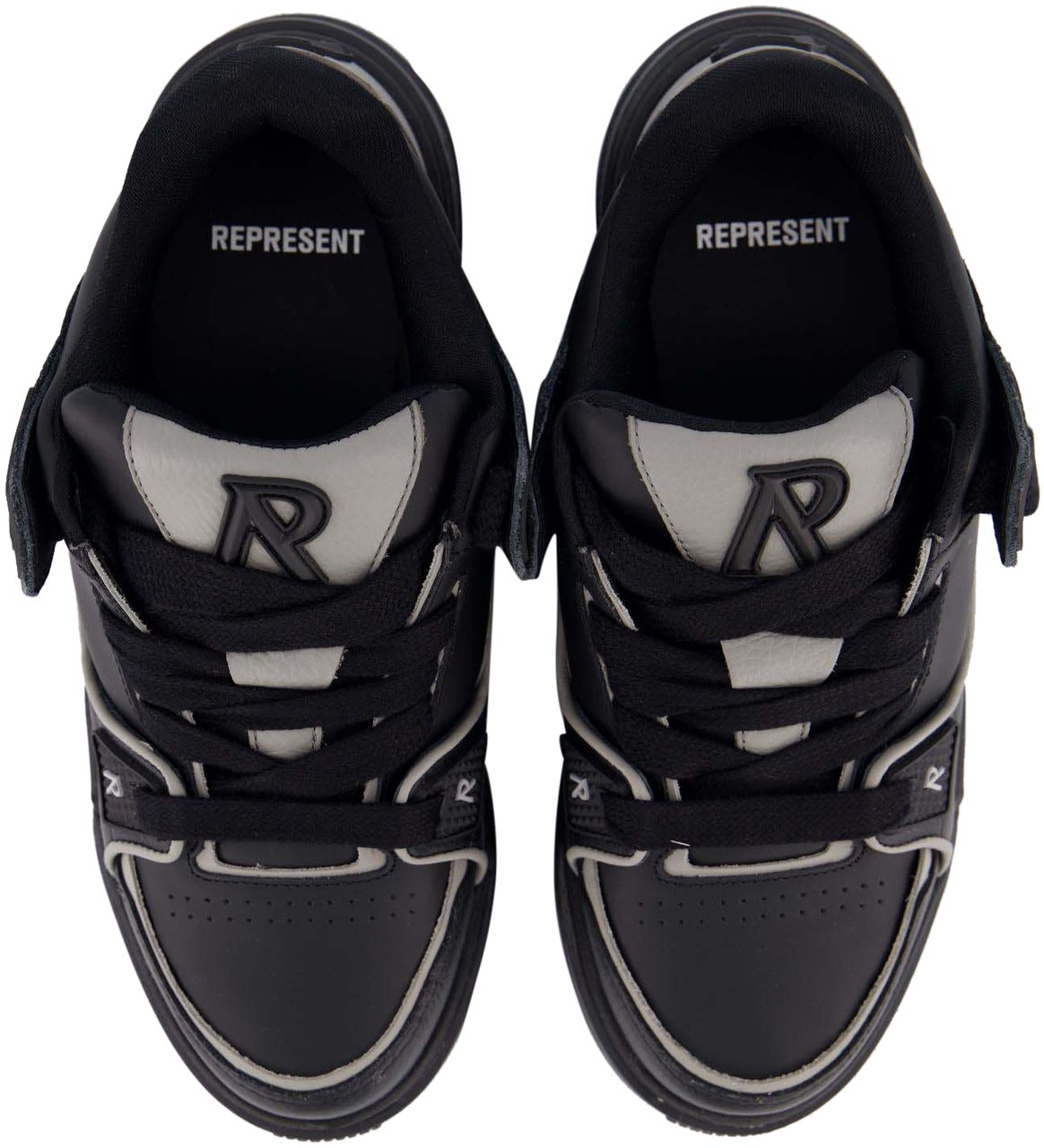 Represent Heren Studio Sneaker Zwart Zwart