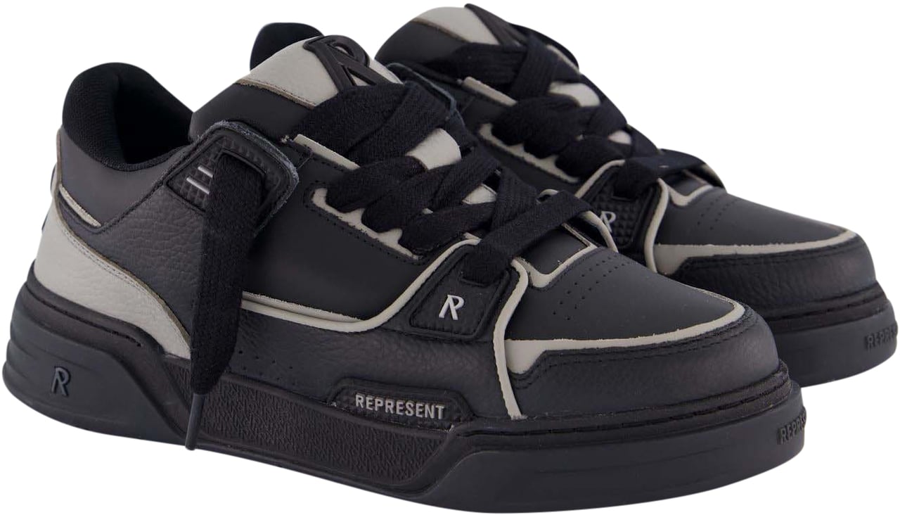 Represent Heren Studio Sneaker Zwart Zwart