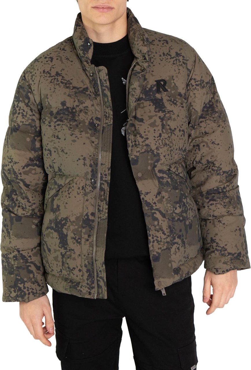 Represent Heren Puffer Jacket Groen Groen