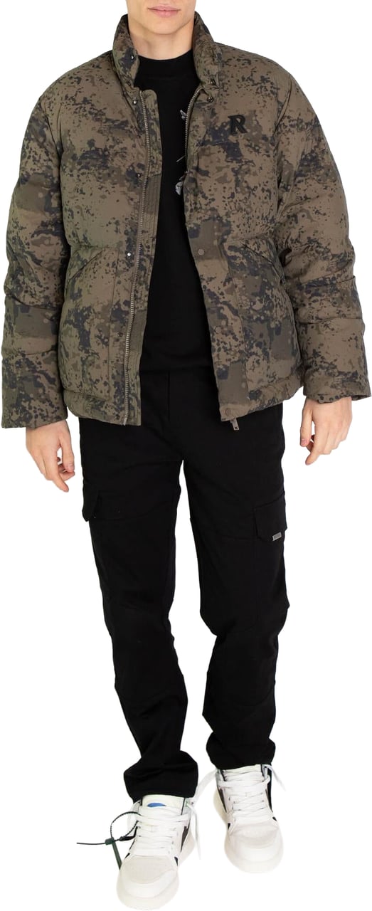 Represent Heren Puffer Jacket Groen Groen