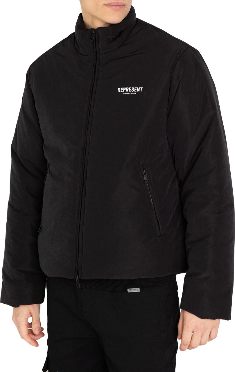 Represent Heren Owners Club Wadded Jacket Zwar Zwart