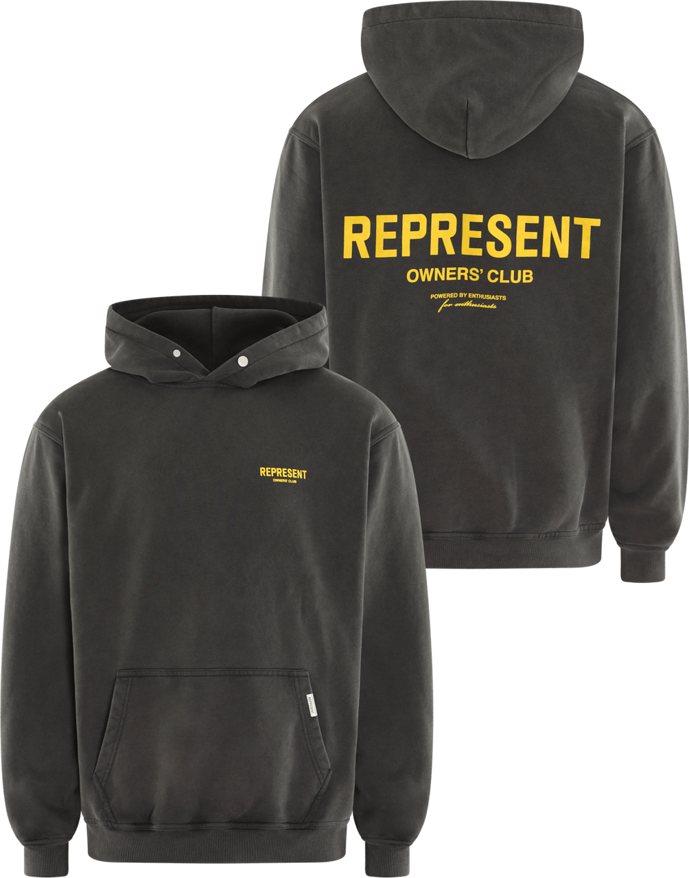Represent Heren Owners Club Hoodie Grijs Grijs