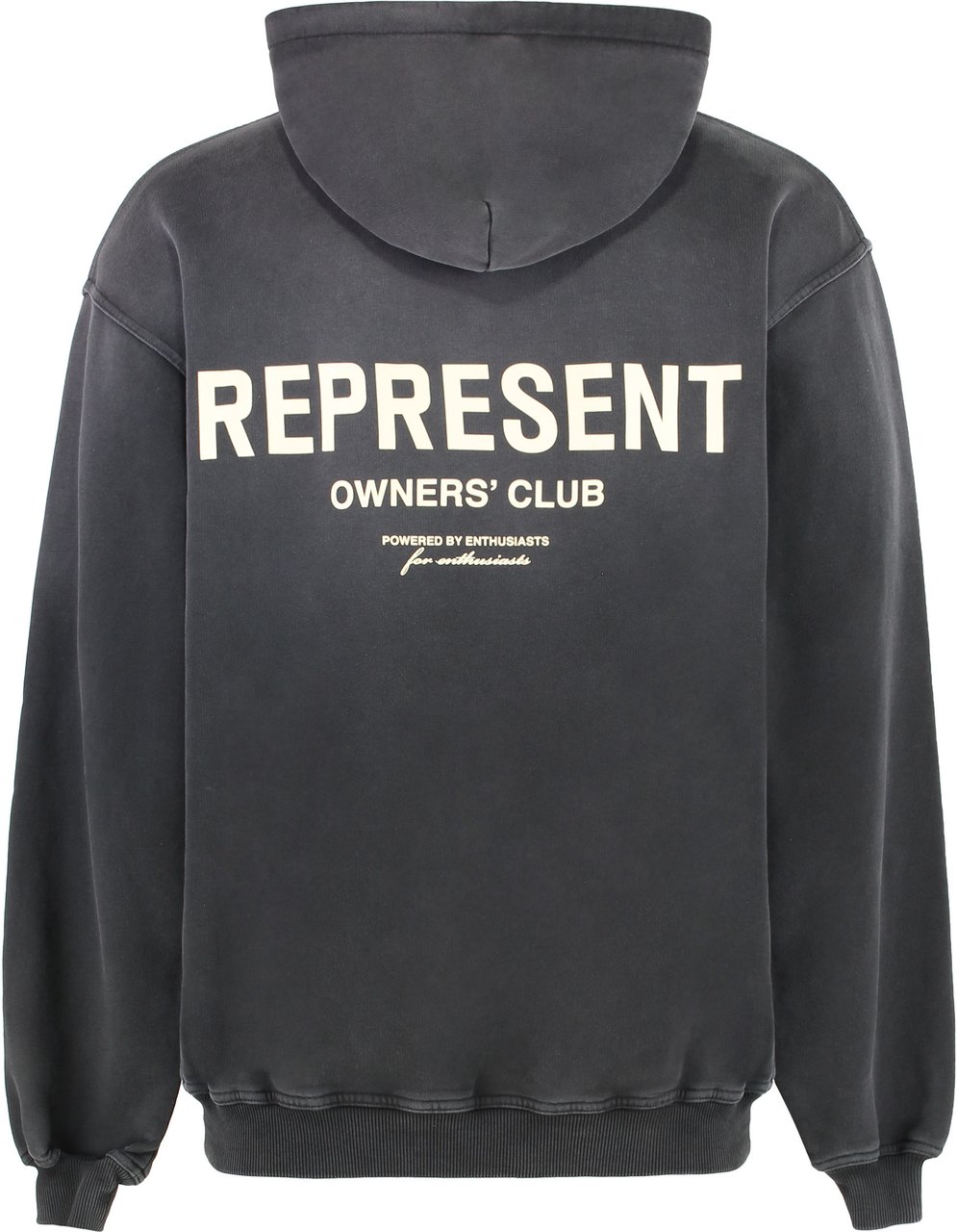 Represent Cotton hoodie Zwart