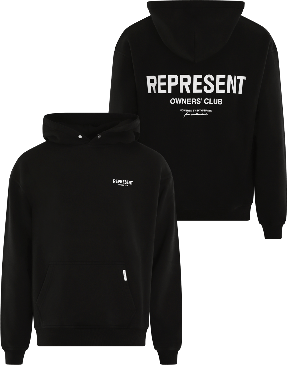 Represent Heren Owners Club Hoodie Zwart Zwart