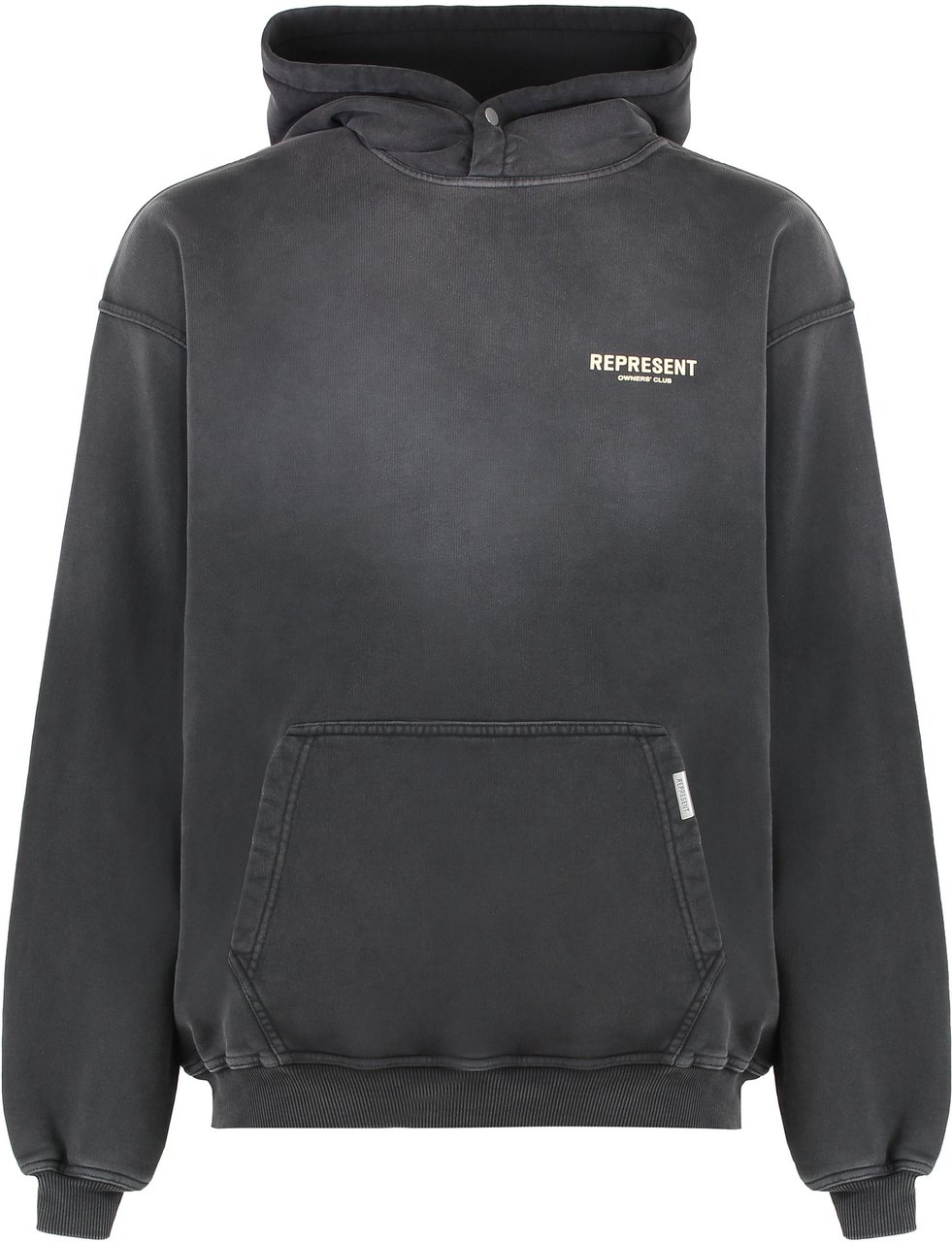 Represent Cotton hoodie Zwart