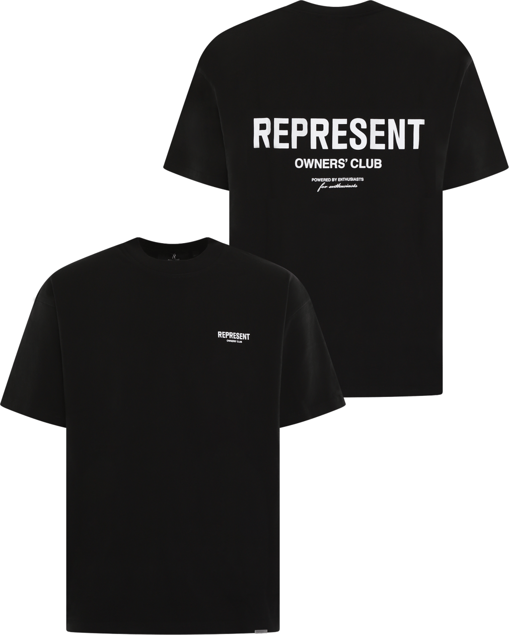Represent Heren Owners Club T-Shirt Zwart Zwart