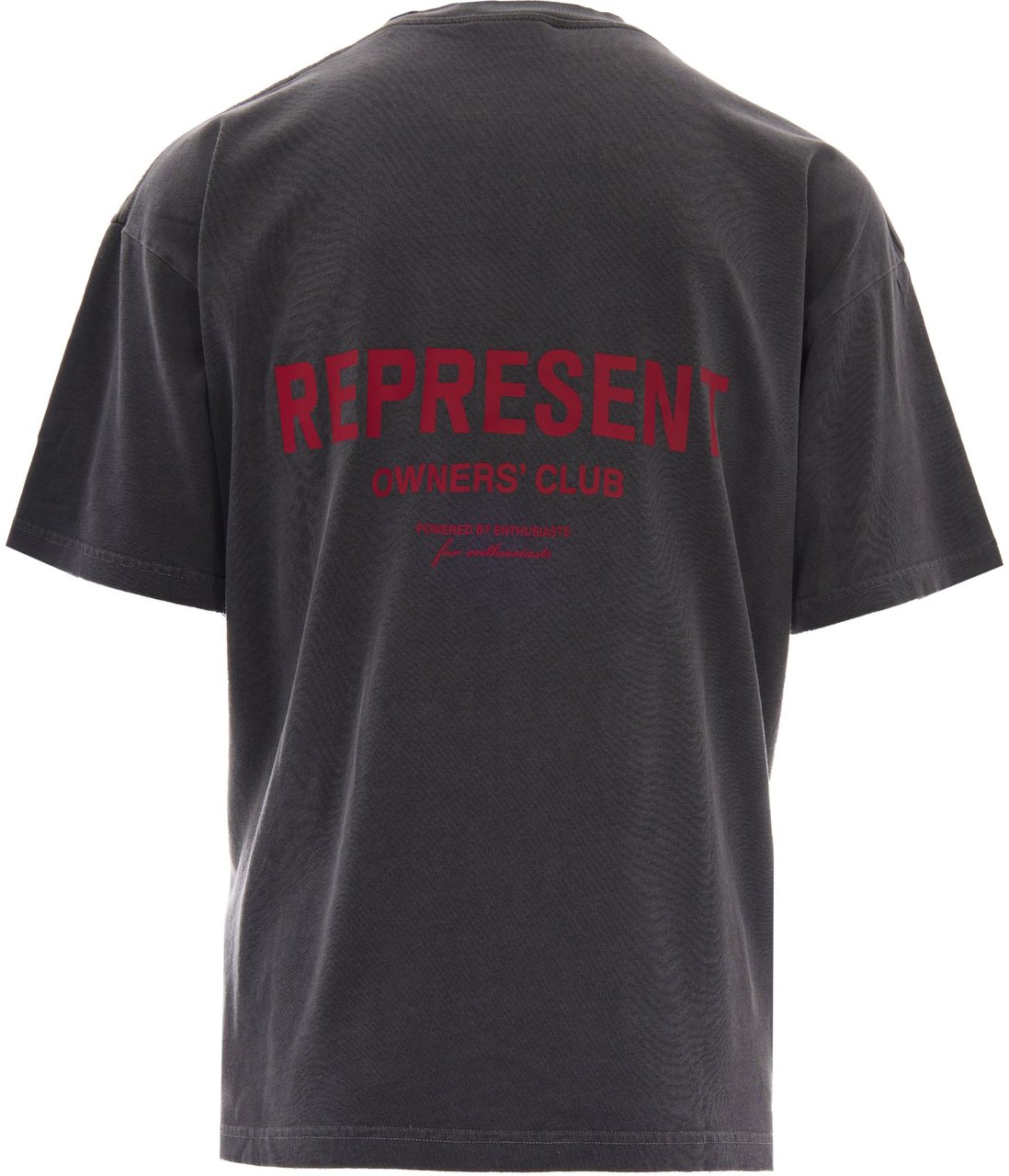 Represent T-Shirts And Polos Washed Black Donkergrijs