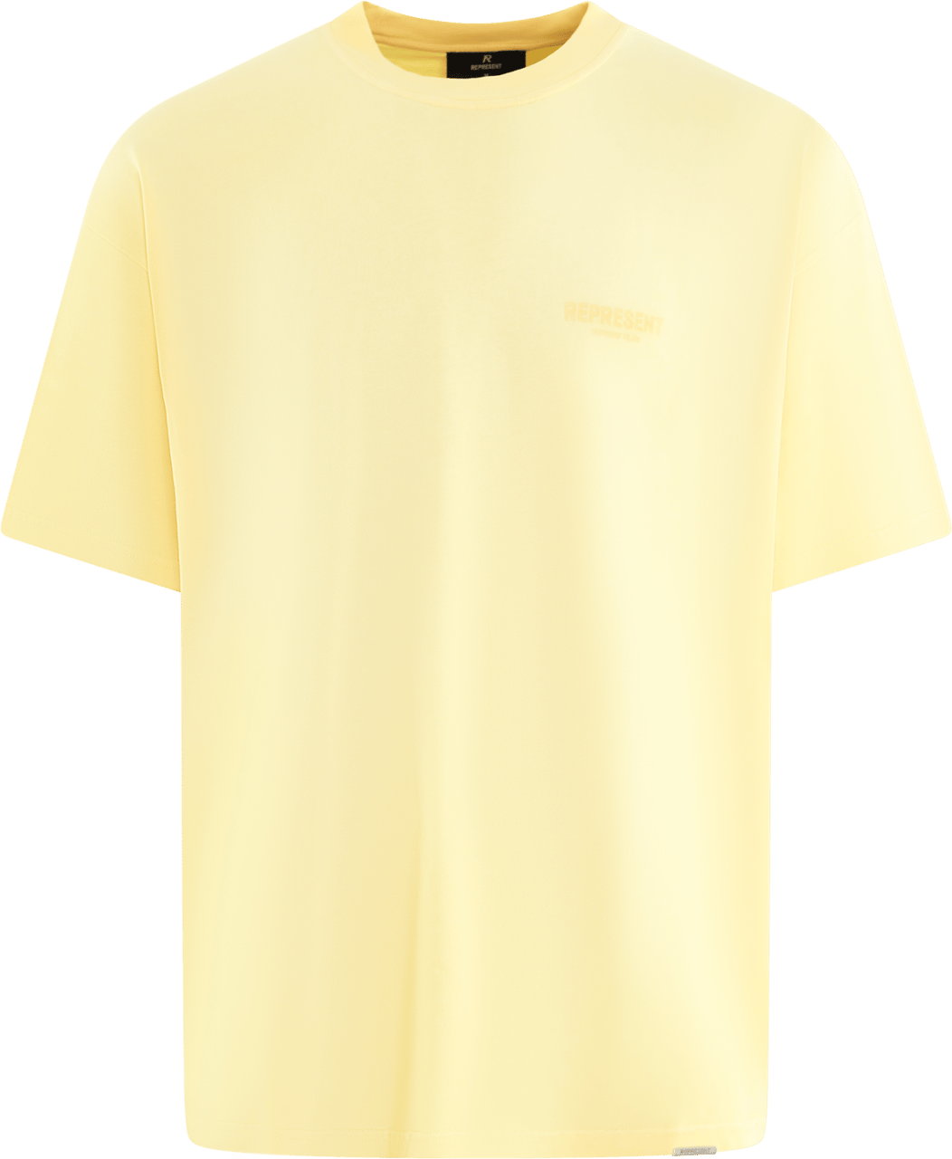 Represent Heren Owners Club T-Shirt Geel Neutraal