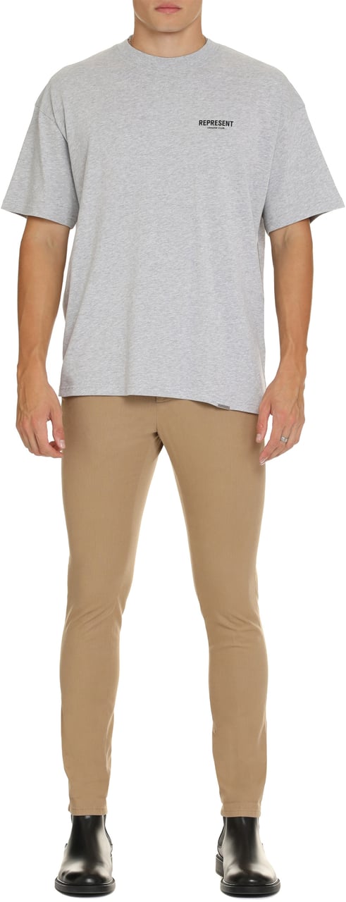 Represent Cotton crew-neck T-shirt Zwart
