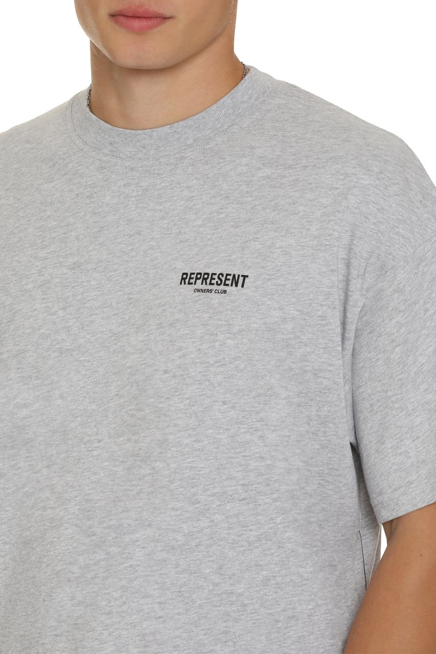 Represent Cotton crew-neck T-shirt Zwart