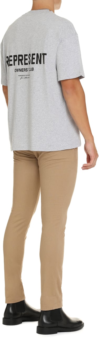 Represent Cotton crew-neck T-shirt Zwart