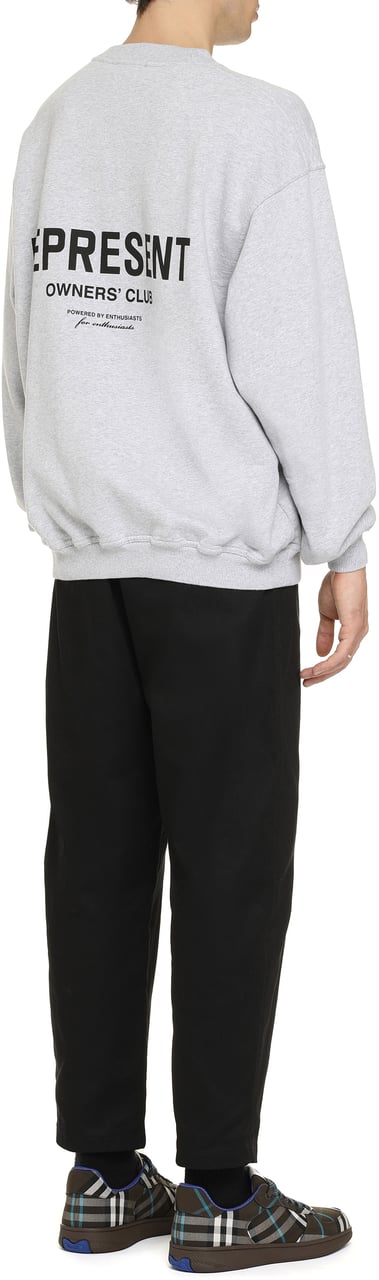 Represent Cotton crew-neck sweatshirt Grijs