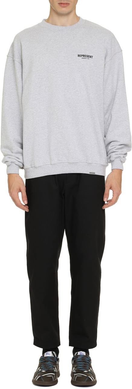 Represent Cotton crew-neck sweatshirt Grijs