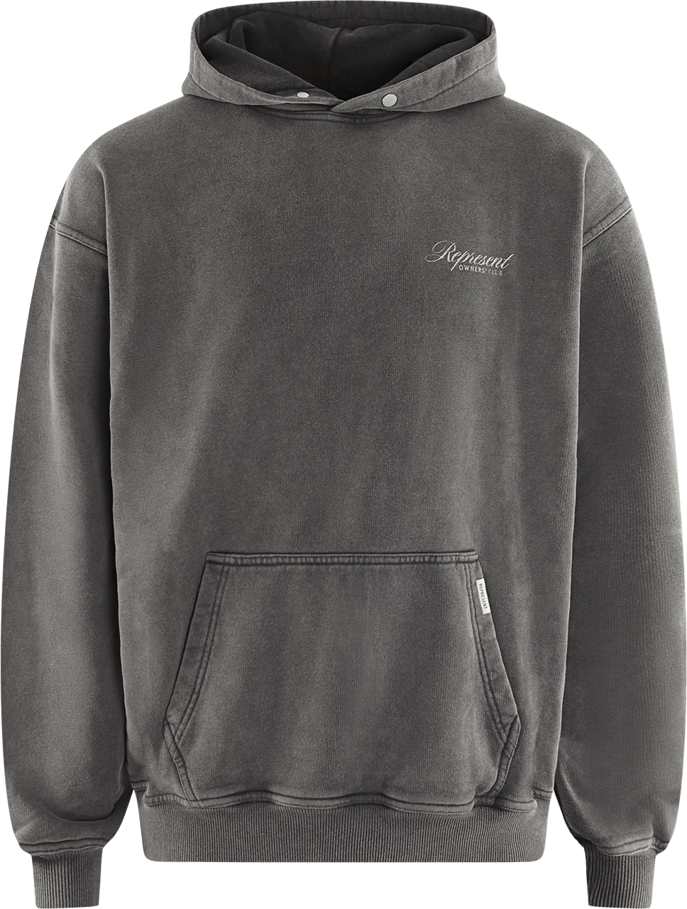 Represent Heren Owners Script Hoodie Grijs Grijs
