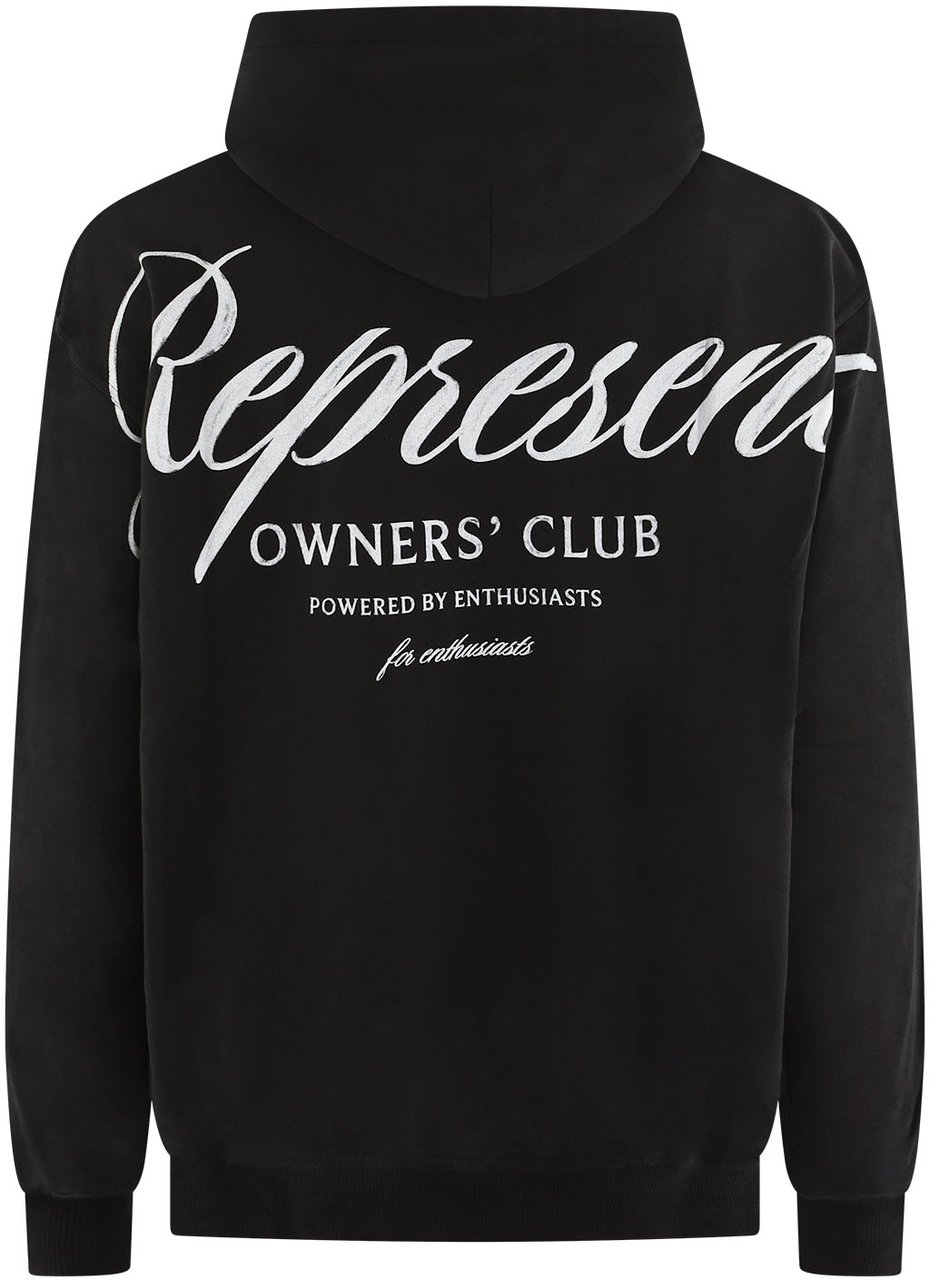 Represent Heren Owners Script Hoodie Zwart Zwart
