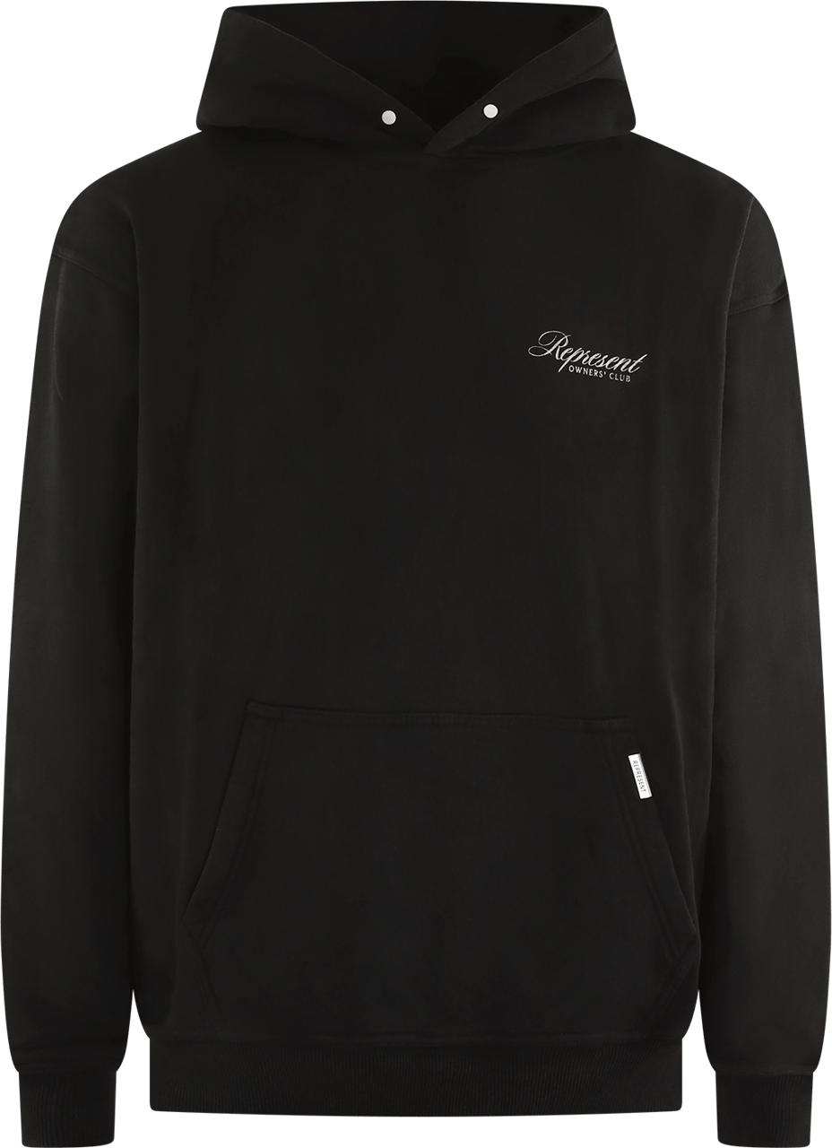 Represent Heren Owners Script Hoodie Zwart Zwart