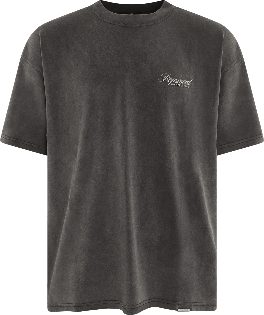 Represent Heren Owners Script T-Shirt Blauw Grijs