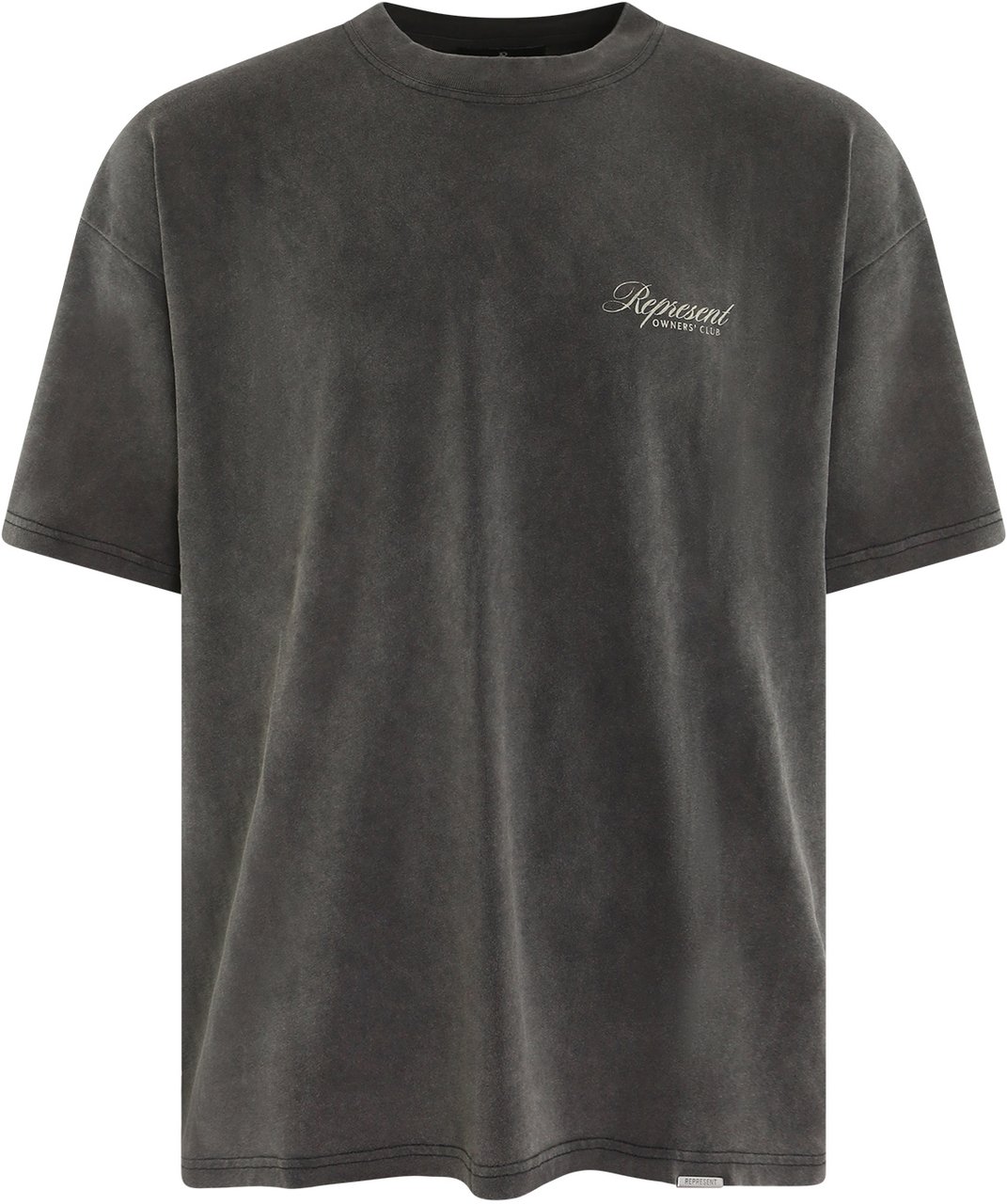 Represent Heren Owners Script T-Shirt Blauw Grijs
