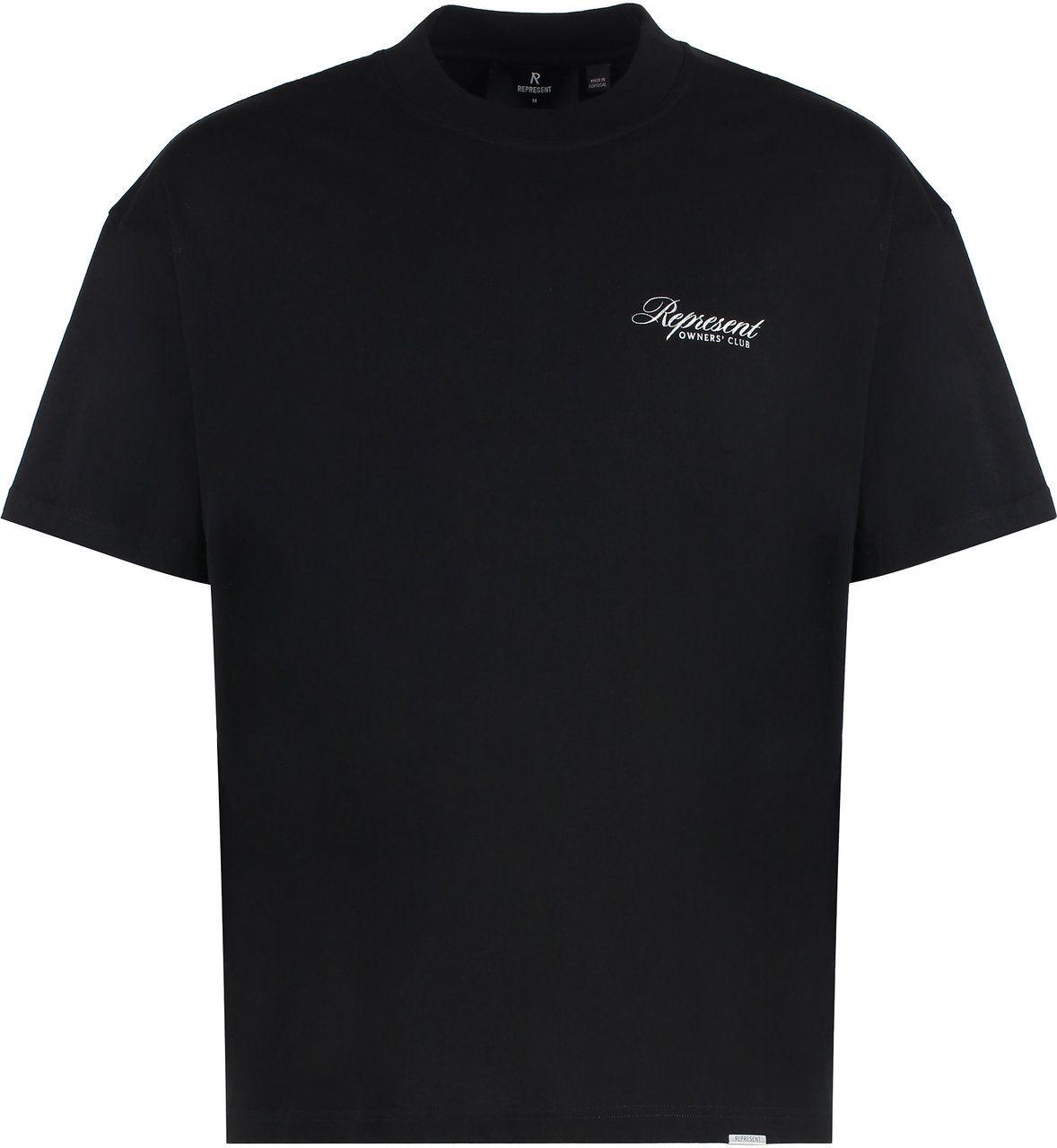 Represent Cotton crew-neck T-shirt Zwart