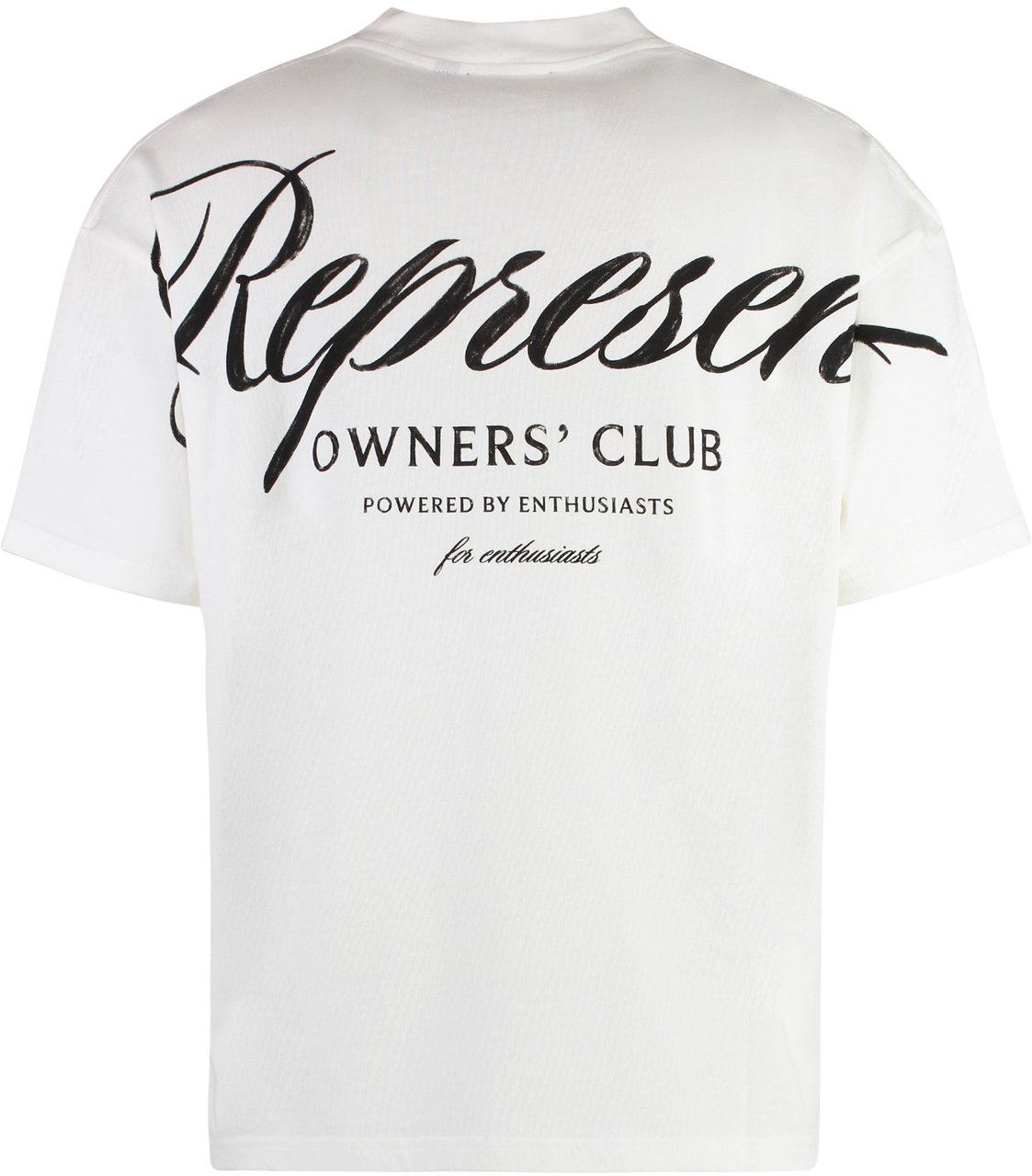 Represent Cotton crew-neck T-shirt Wit