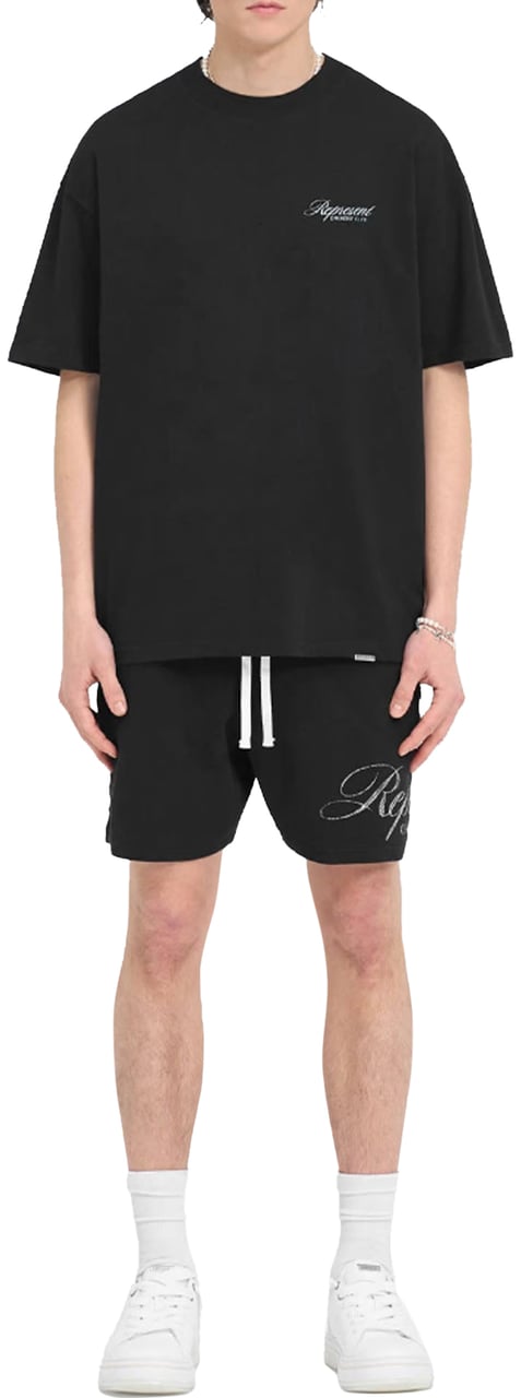 Represent OWNERS CLUB SCRIPT LOGO T-SHIRT BLACK Zwart