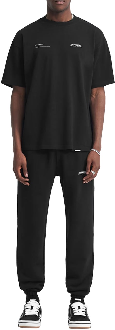 Represent PATRON OF THE CLUB LOGO T-SHIRT BLACK Zwart