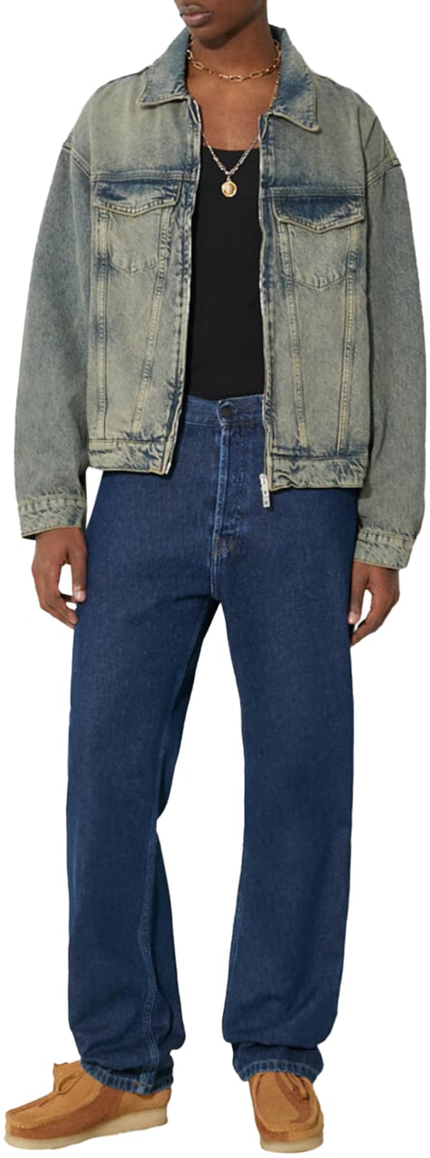 Represent R4 spijkerjasje blauw Lichtblauw