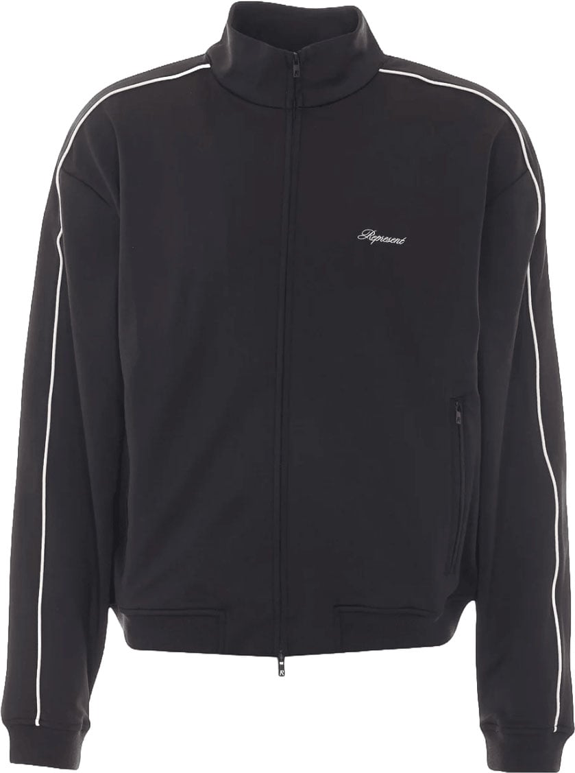 Represent TAPED TRACK JACKET Zwart