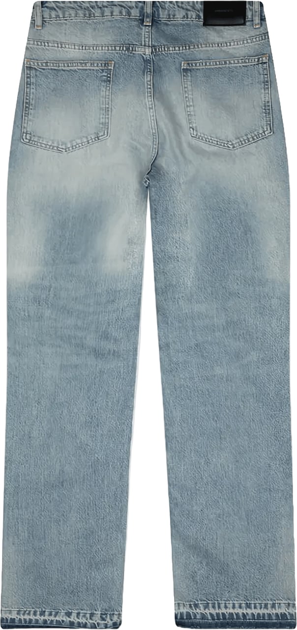 Represent RIPPED HEATON DENIM STRAIGHT JEANS Blauw