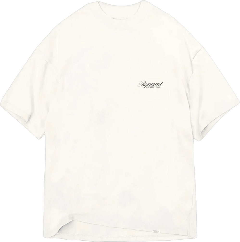 Represent OWNERS CLUB SCRIPT T-SHIRT Wit