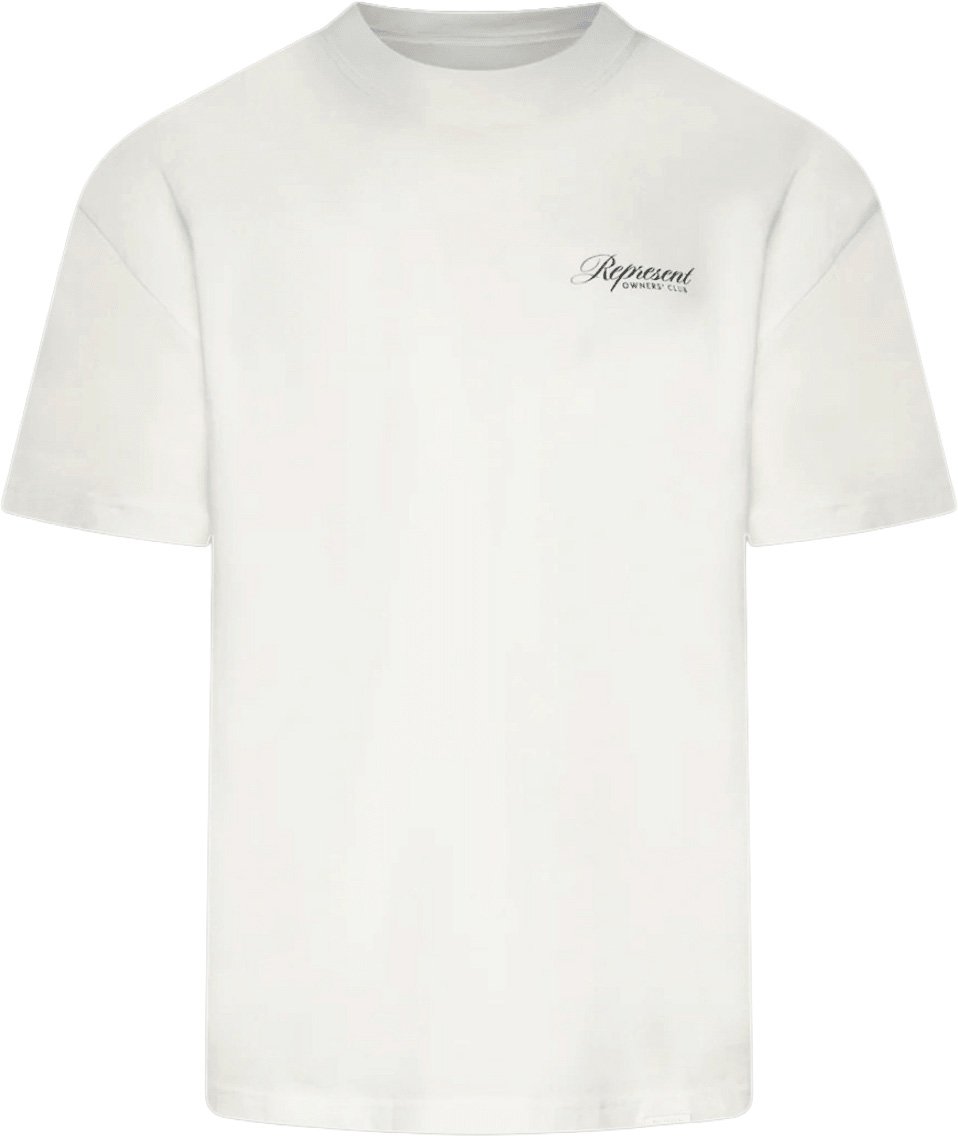 Represent OWNERS CLUB SCRIPT T-SHIRT Wit