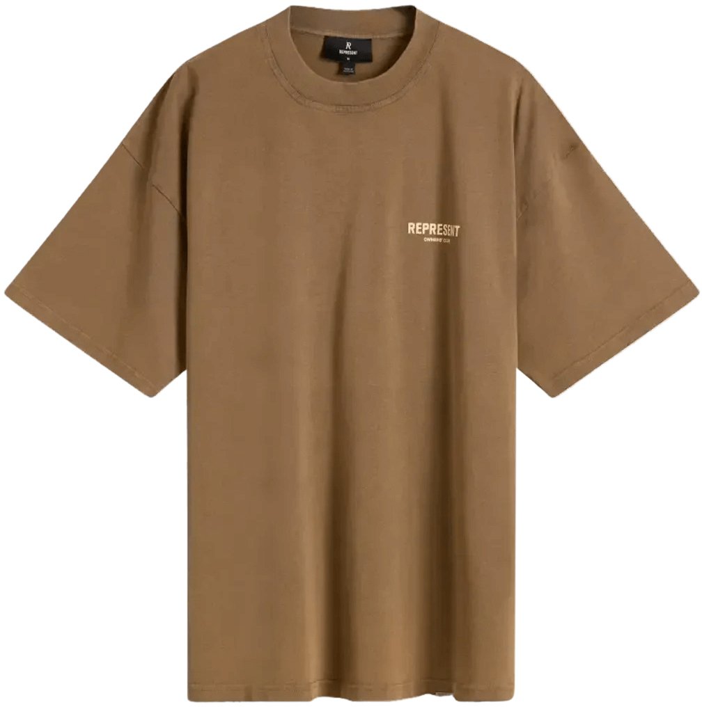 Represent Represent Owners Club T-shirt in amandelkleur Beige