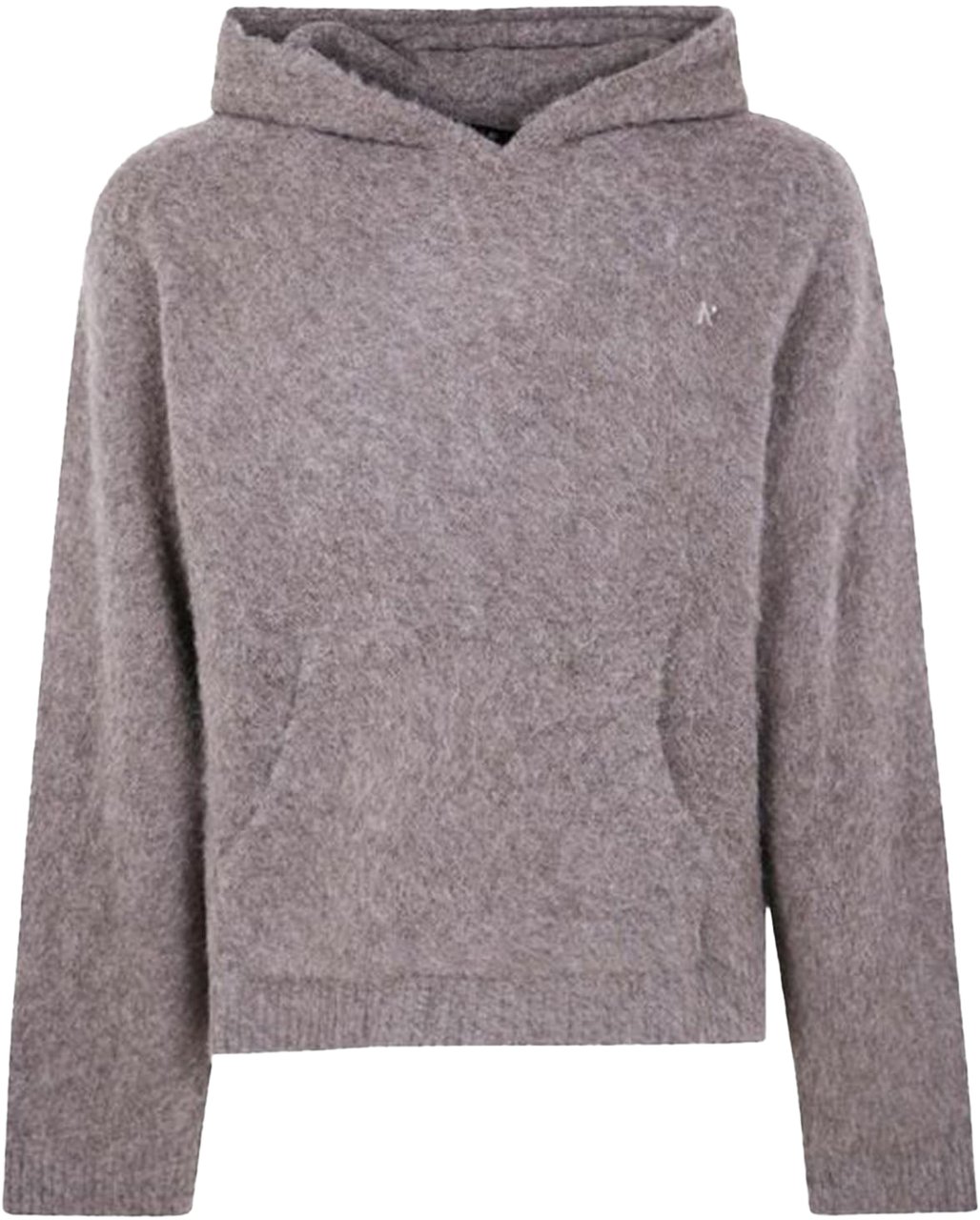 Represent TEXTURED BORG HOODIE TAUPE Taupe