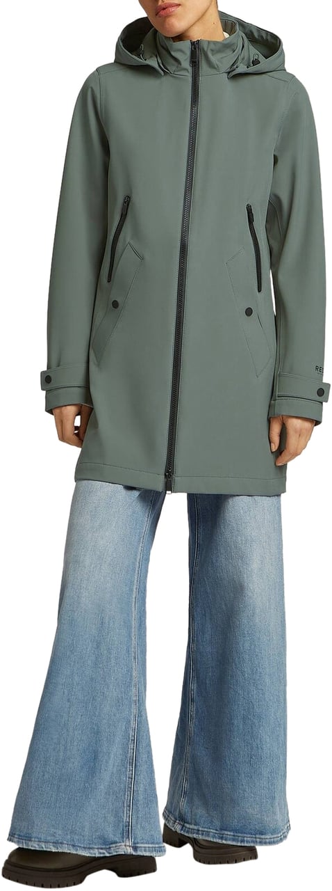 Reset Vada Regenjas Green Smoke Groen