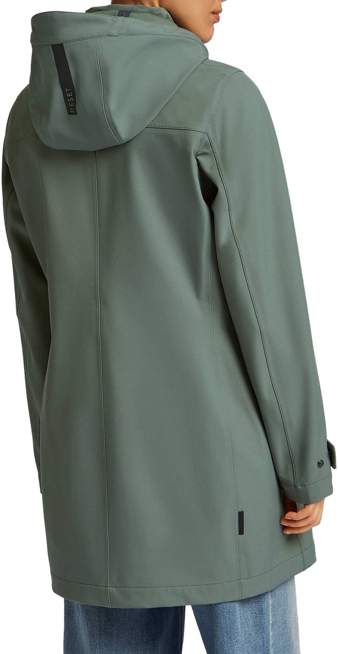 Reset Vada Regenjas Green Smoke Groen