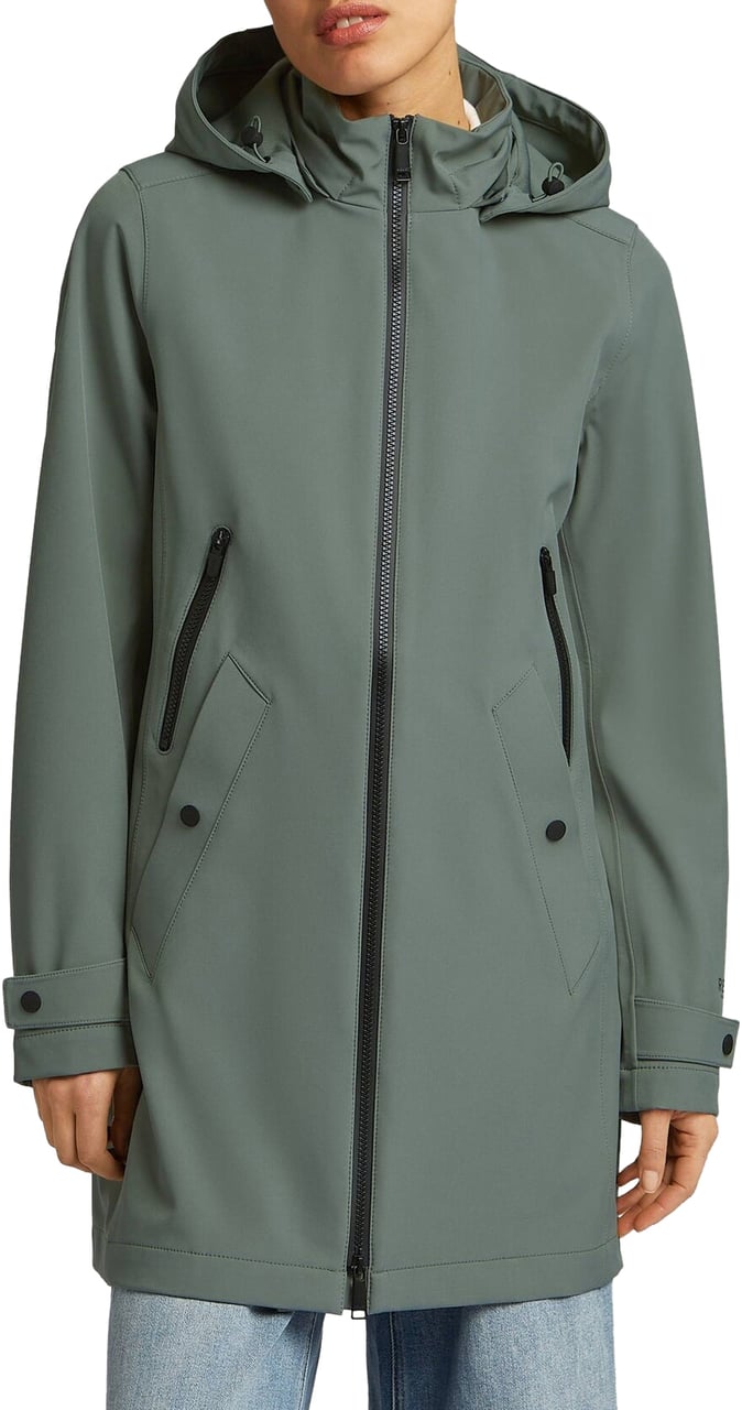 Reset Vada Regenjas Green Smoke Groen