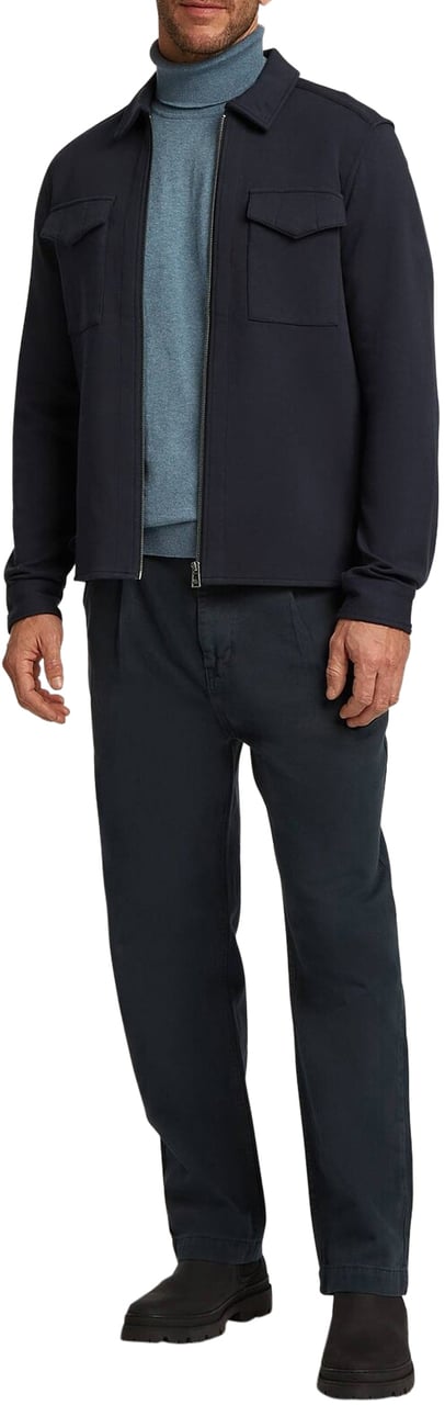 Reset Milos Overshirt Navy Blauw