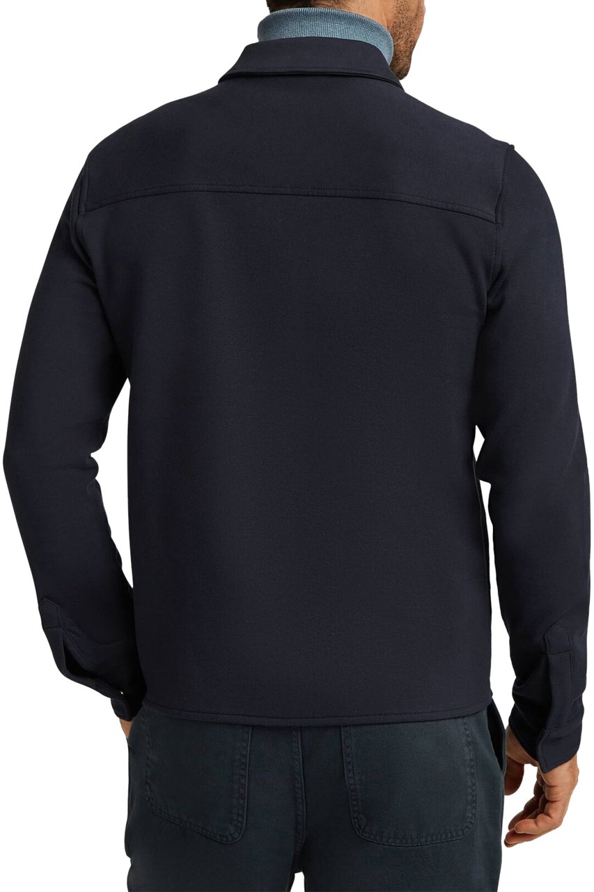 Reset Milos Overshirt Navy Blauw