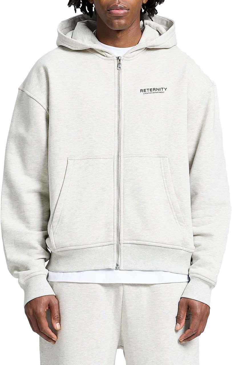 Reternity Heren Creative Dept Zip-Hoodie Grijs