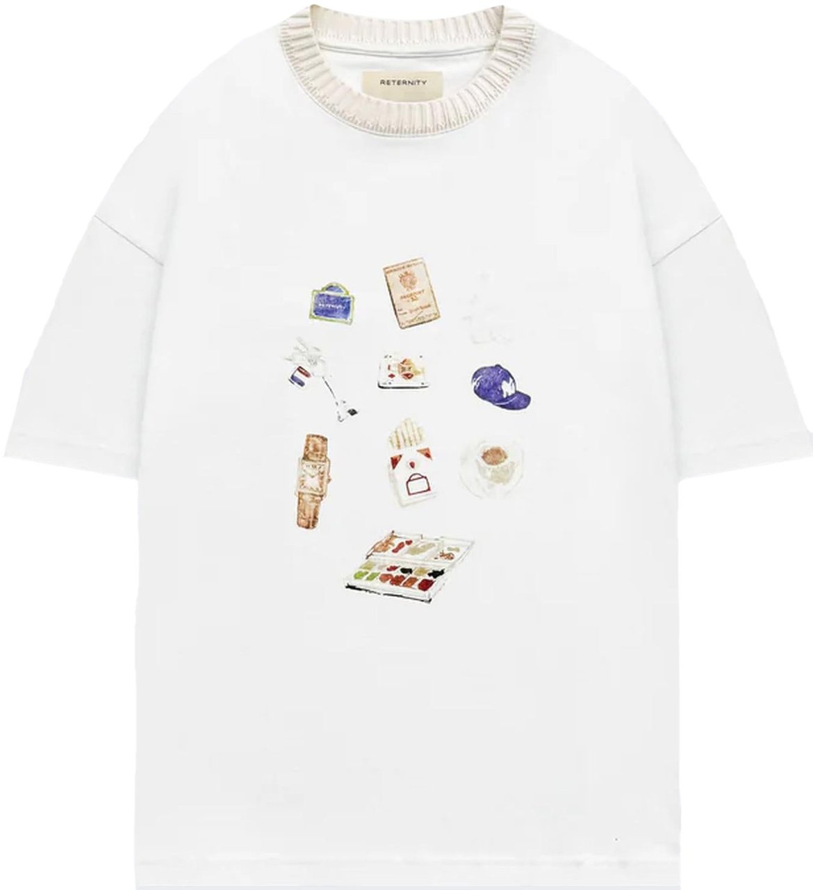 Reternity Heren L?Icône T-Shirt Wit Wit