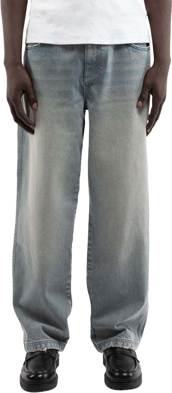 Reternity Heren Essential Straight Fit Denim Blauw