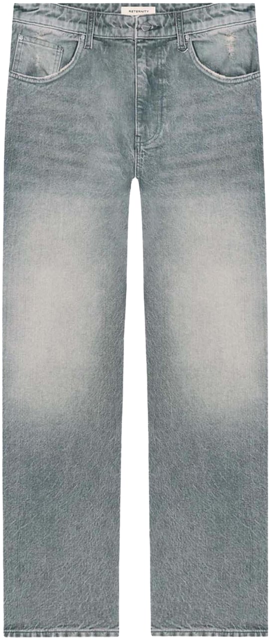 Reternity Heren Essential Straight Fit Denim Blauw