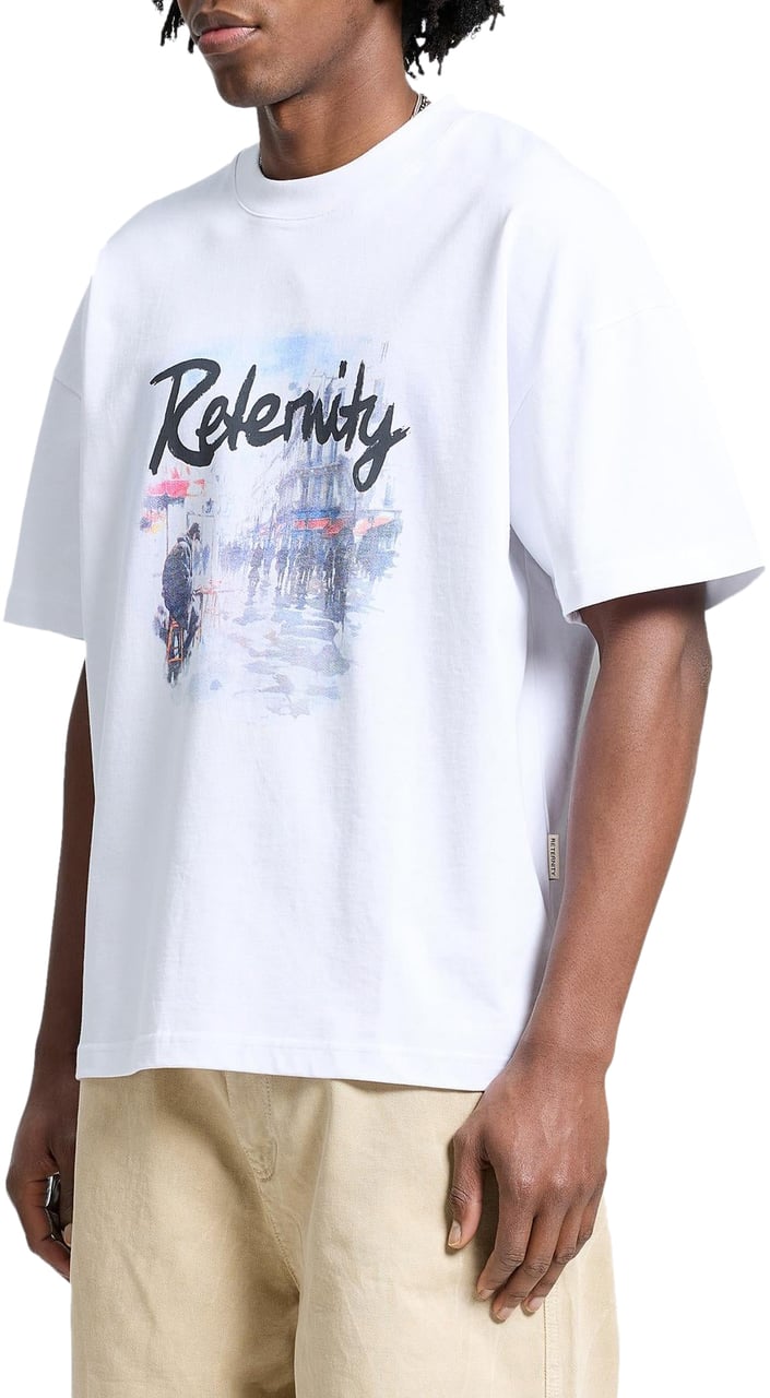 Reternity Heren Rue De Paris T-Shirt Wit