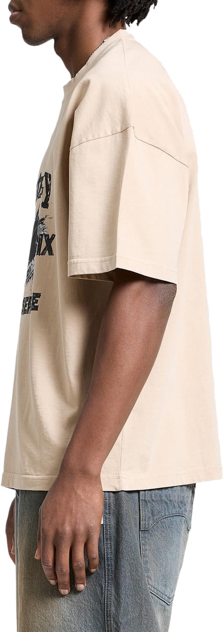 Reternity Heren Painting Service T-Shirt Beige