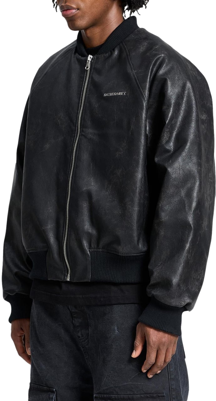 Reternity Heren Bomber Jacket Zwart